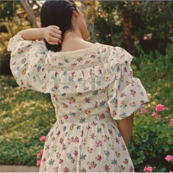 Doen Lucretia dress in Fleurs de Jonquille sz S - Picture 4 of 12